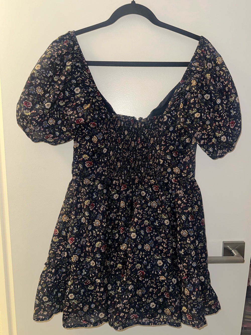 Abercrombie & Fitch Black Floral Mini Dress - Picture 2 of 2
